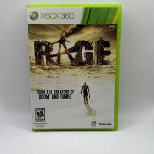 Rage Microsoft Xbox 360 Tested Complete‎ 3 Discs With Manual Working